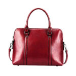 Ladies leather tote bag